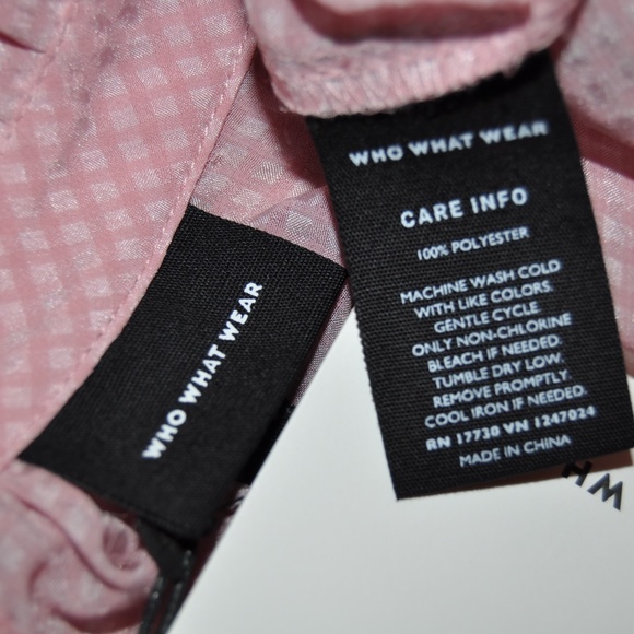 New WWW Pink Long Sleeve Victorian Blouse NWT [A7] - Picture 7 of 8